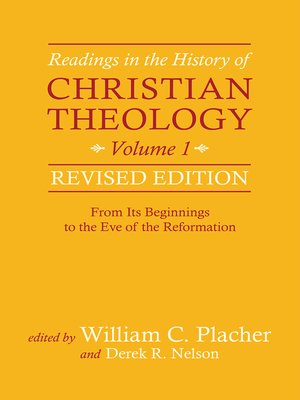 cover image of Readings in the History of Christian Theology, Volume 1, Revised Edition